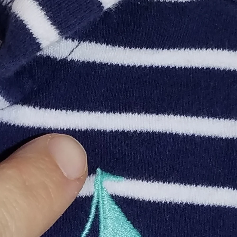 Carter's Striped Sailboat Hoodie 3m